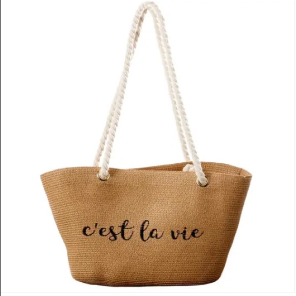 C'Est La Vie Beach Bag